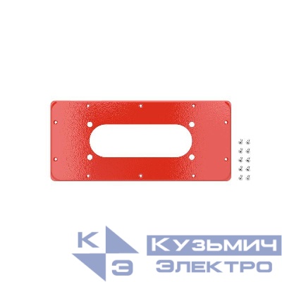 Фланец для монтажа кабельного ввода FL21 для корпусов ST тип 3 343х153мм красн. RAL3020 DKC R5FPST01-RAL3020
