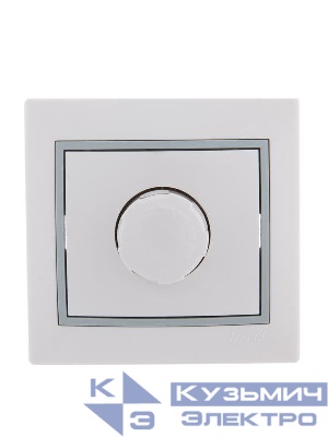 Светорегулятор СП 800Вт Mira бел./сер. LEZARD 701-0215-115