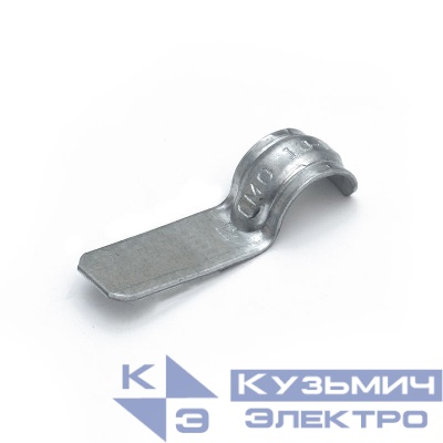 Скоба крепежная однолапковая СМО d10-11мм для монтажн. пистолета без отверст. метал.(уп.100шт) Промрукав PR13.1965