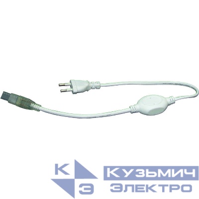 Соединитель (провод) UCX-SK2/A67-NNN CLEAR 005 POLYBAG для светодиодных лент 220В 3528 2 контакта прозр. (уп.5шт) Uniel 10830