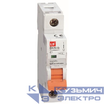Выключатель автоматический модульный 1п D 4А BKN-b LS Electric 061106958B