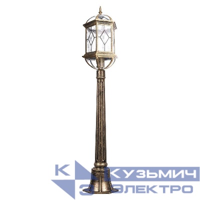 Светильник PL170 60Вт E27 230В садово-парковый черн. зол. FERON 11338