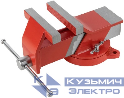 Тиски слесарные поворотные стальные 125мм (5кг) КУРС 59597