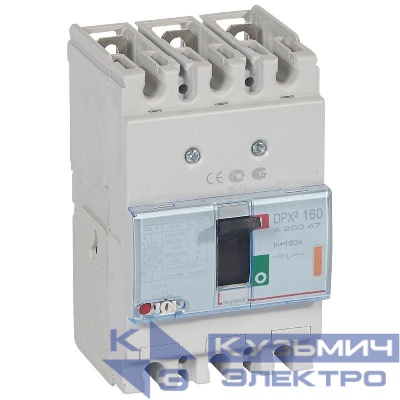 Выключатель автоматический 3п 160А 25кА DPX3 160 термомагнитн. расцеп. Leg 420047