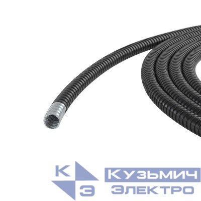 Металлорукав в герметичной ПВХ изоляции DN 50мм Dвн. 50.5мм Dнар. 57.0 черн. (уп.25м) DKC 6071R-050N