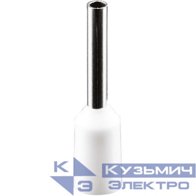 Наконечник-гильза изол. (НШвИ) 0.75-8 NET-Е7508 бел. (уп.100шт) Navigator 71101