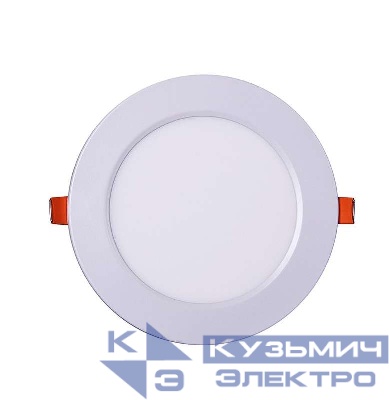 Светильник светодиодный PPL-R WH 9Вт 4000К IP40 d145мм ДВО встраив. ультратонкий кругл. JazzWay 5008502A