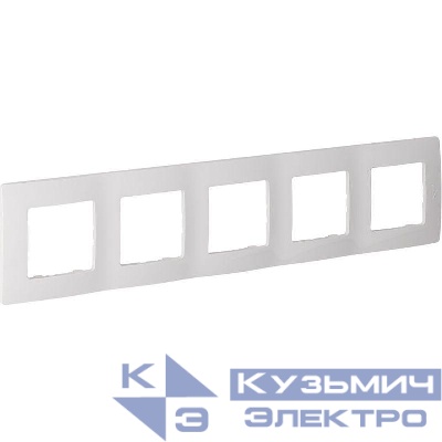 Рамка 5-м Etika бел. IEK 672505