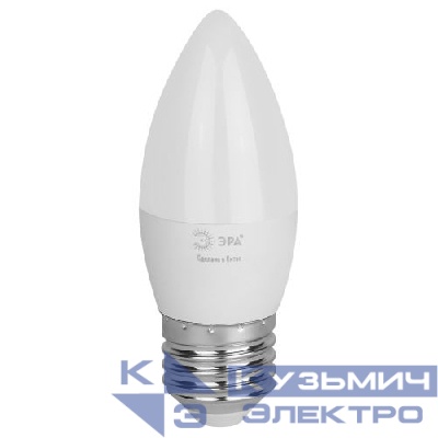 Лампа светодиодная GREEN LINE B35-8W-840-E27 GL 8Вт свеча 4000К яркий свет бел. E27 Эра Б0067104