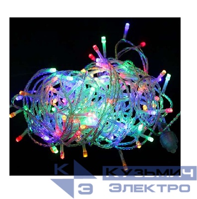 Гирлянда светодиодная "Нить" LD200-GM-BO 200LED мульти 20м уличная 8 режимов элементы питания 3хAA SHLights 4690601045447