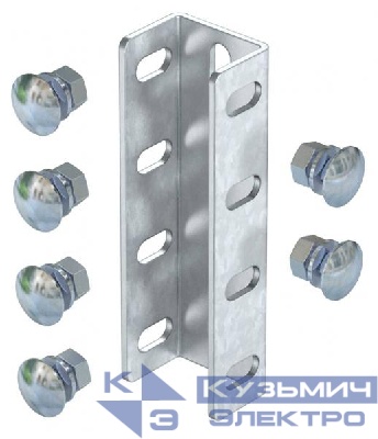 Комплект соединительный для профиля U-образ. гор. цинк VUS 7 FT (болт+гайка) OBO 6018378