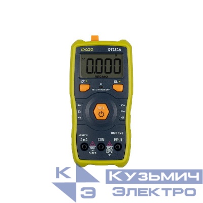 Мультиметр смарт цифровой DT131A встроен. фонарь ФАZА 5061781