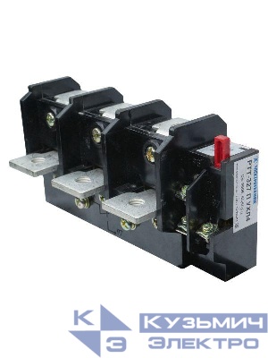 Реле электротепловое токовое-327 П УХЛ4 260А 1800-2200А 660В/50Гц 1з+1р ручной возврат IP00 Электротехник ET000333