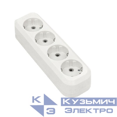 Колодка удлинителя 4-м с заземл. 16А Эксперт 3.5кВт EKF AKB16-4