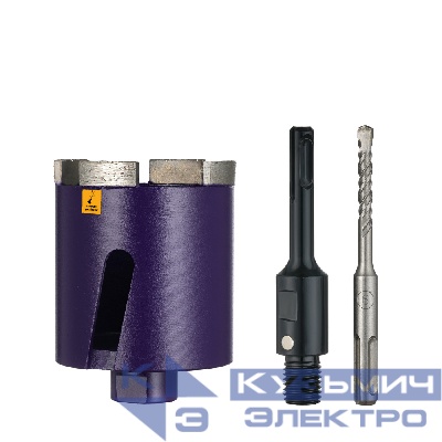 Kronger Коронка алмазная по бетону 72 мм SDS+ LASER с магнитным хвостовиком KRONGER