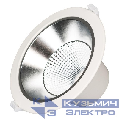 Светильник светодиодный LTD-LEGEND-R230-35W Warm3000 WH 50 deg IP20 металл Arlight 027320(1)