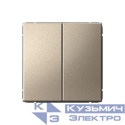 Переключатель 2-кл. ArtGallery (сх. 6/2) 10AX механизм шампань SE GAL000565