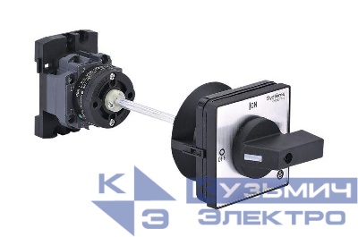 Выключатель-разъединитель 4п 20А IP20 с черн. выносн. рукоят. на дин-рейке/плате SE MSD20440B