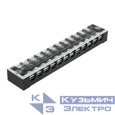 Блок зажимов клеммный БЗН ТВ-2512 2.5кв.мм 25А 12 пар Rexant 11-2157