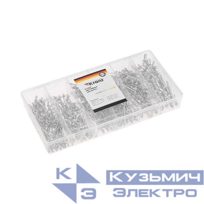 Набор вытяжных заклепок (320шт/уп) Kranz KR-01-3101-19