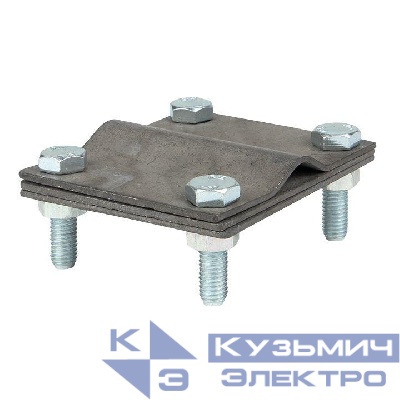 Зажим заземлитель 20 - полоса 50 (пластина 70х80мм) HZ PROxima EKF lp-57080