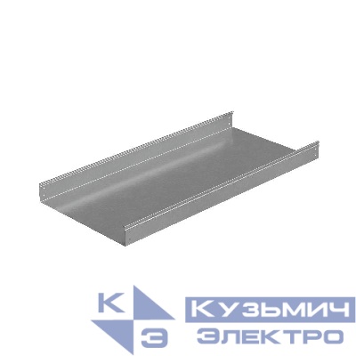 Лоток листовой неперфорированный 500х80 L3000 сталь 1.2мм "СТАНДАРТ ПЛЮС" LNEplus80-500-1.2-3000 INOX304 КМ PL5356