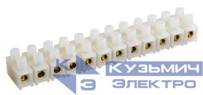 Колодка клеммная полистирол ЗВИ-30 н/г 6-16кв.мм (блист.2шт) IEK UZV4-030-10-2