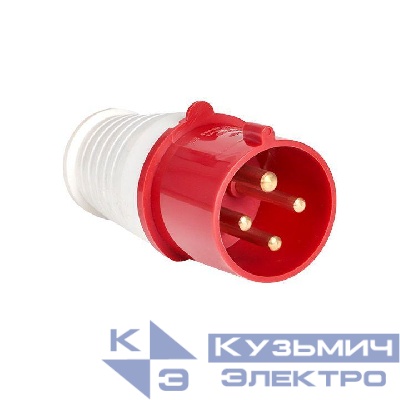 Вилка переносная 014 16А 3P+PE 380В IP44 EKF ps-014-16-380