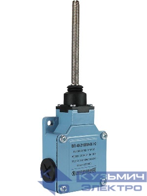 Выключатель путевой ВП 40-2108М-66 У2 1НО+1НЗ IP66 рычаг пружинный мгновенный без сальника Электротехник ET009070