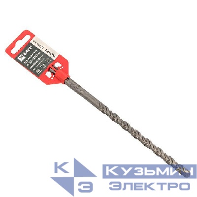 Бур по бетону SDS-plus 10х210мм 2 резца 4S спираль Master EKF db-10-210-2x4