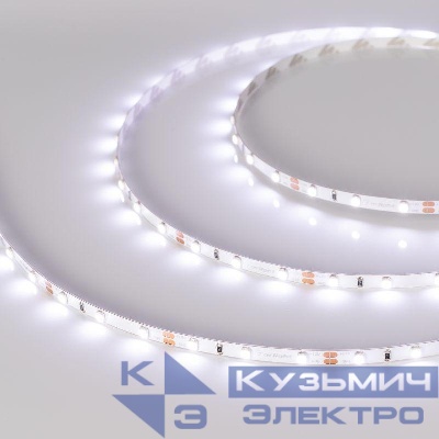 Лента светодиодная RT-A60-5mm 12V Cool 15000К 4.8Вт/м IP20 2835 (уп.5м) Arlight 015215(2)