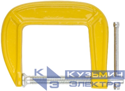 Струбцина тип "G" с глубокой рамкой 72ммх65мм (глубина) FIT 59253