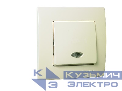 Выключатель 1-кл. Lillium с подсветкой Makel 32010021