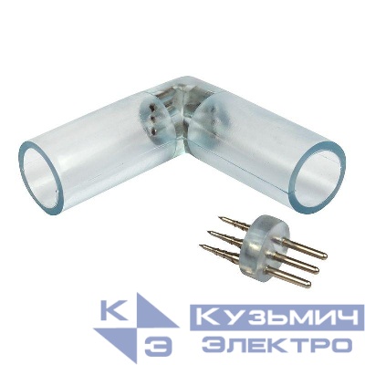 Муфта L-образ. коннектор для Дюралайта чейзинг 13мм (уп.10шт) Neon-Night 124-321