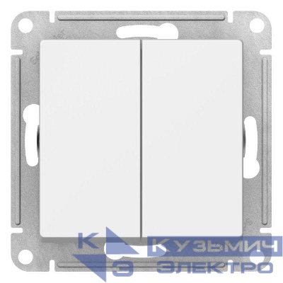 Переключатель перекрестный 2-кл. AtlasDesign 2хсх.7 10АХ механизм бел. SE ATN000173