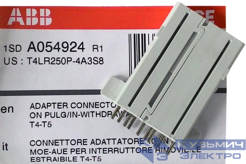 Адаптер для вторичных цепей втычн./выкатн. выкл. 10pin ADP MOE AUE T4-T5-T6 P/W ABB 1SDA054924R1