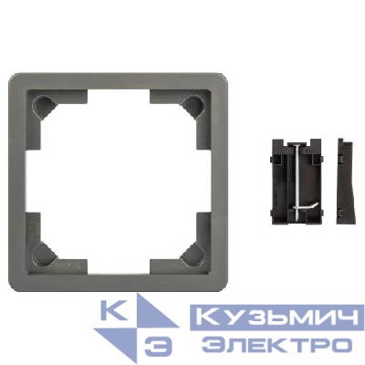 Люк 18-7001-03 комплект для установки люка IP66 в фальш-пол (рамка+монтаж. лапки) сер. Эра Б0063310