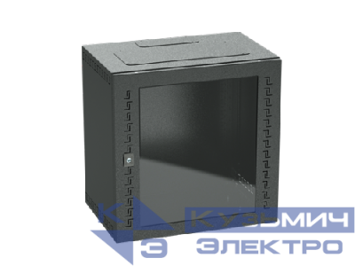 Шкаф телекоммуникационный навесной 20U 1000х600х400 дверь стекло RAL9005 DKC R5STI2040GSB