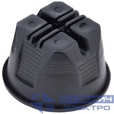 Держатель проводника кругл. 8мм для плоской кровли пластик с бет. IEK ZDP80-70-6-08