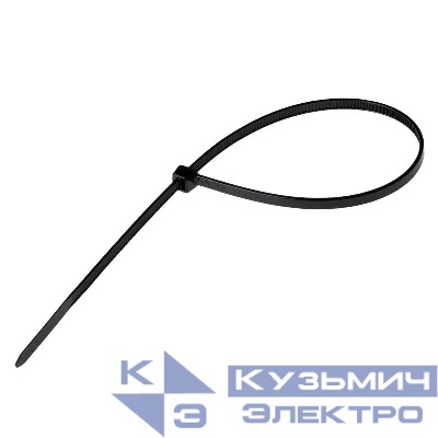 Стяжка нейлоновая 3.6х250мм черн. UV (уп.100шт) SUPRLAN 06-1036
