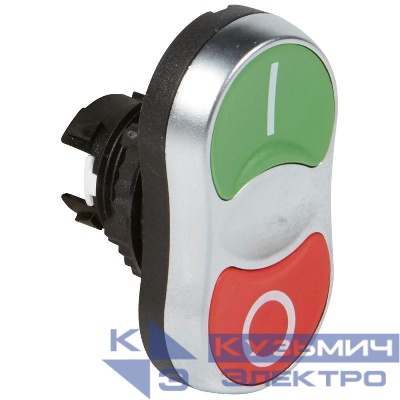 Кнопка двойная IP66 красн./черн. Osmoz Leg 023980