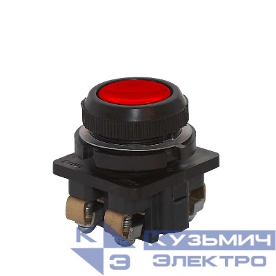 Кнопка КЕ-011 исп. 2 "Стоп" красн. Электродеталь КЕ-011.2.К