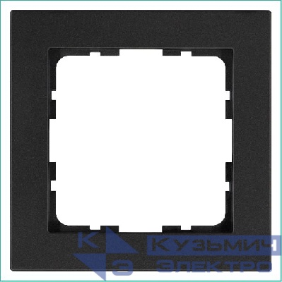 Рамка 1-м G-Classic антрацит Jasmart G1001B
