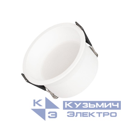 Светильник светодиодный MS-BREEZE-BUILT-R82-9W Warm3000 WH 85 deg IP20 230В металл Arlight 036616