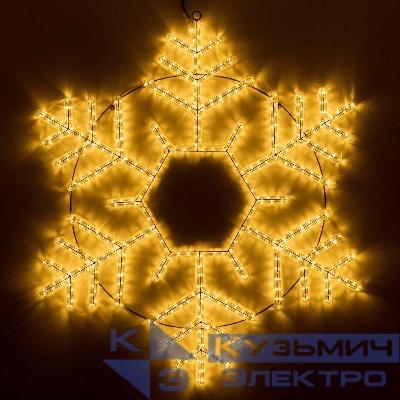 Фигура ARD-SNOWFLAKE-M10-1000x900-504LED Warm (230В 31Вт) (IP65) Ardecoled 034259