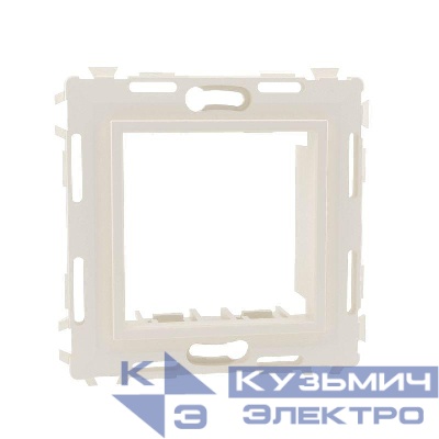 Каркас 1-м 2мод. Brava без лапок бел. RAL9010 DKC 75023W