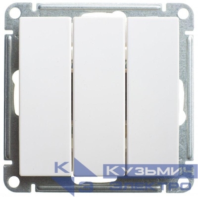 Выключатель 3-кл. СП W59 10А IP20 10AX механизм бел. SE VS0510-351-1-86