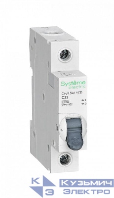 Выключатель автоматический модульный 1п C 32А 4.5кА City9 Set 230В SE C9F34132