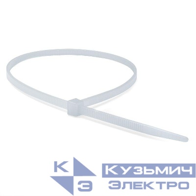 Хомут кабельный 2.5х160 полиамид бел. (уп.100шт) DKC 25206SR