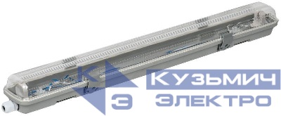 Светильник ДСП 2101 под LED лампу 1хT8 600мм IP65 IEK LDSP0-2101-1X060-K01